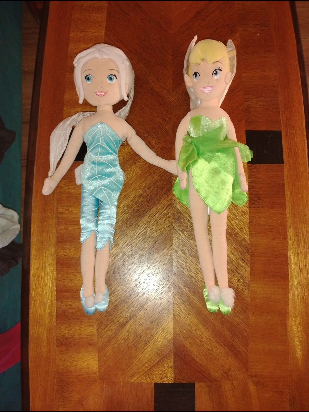 Disney Store, Perrywinkle And Tinkerbell Plushies